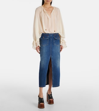 Blusa in georgette di seta | Chloé