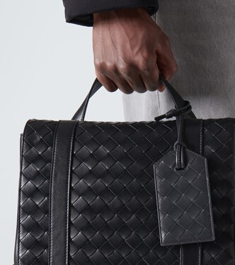 Gepäckanhänger Intrecciato aus Leder | Bottega Veneta
