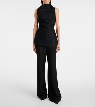 Top asimmetrico in misto cotone | McQueen