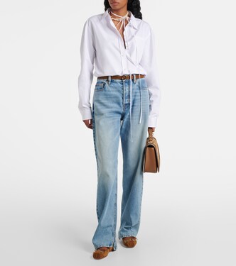 Camisa de popelín de algodón | Gucci