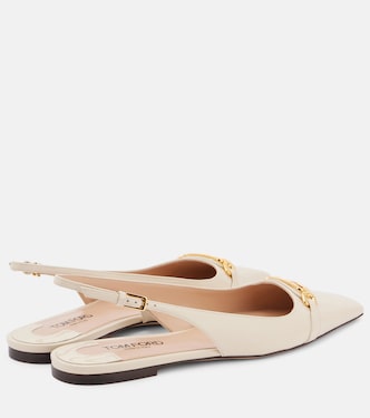 Ballerines slingback en cuir verni | Tom Ford