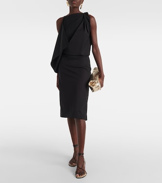 Robe midi Elena en laine mélangée | Proenza Schouler