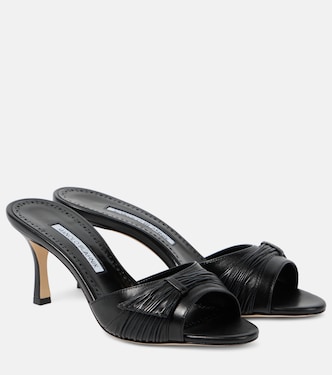 Mules Ebakmu 70 in pelle | Manolo Blahnik