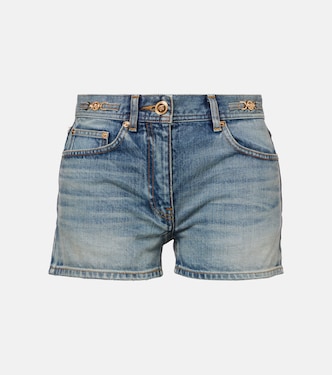 Mid-Rise Jeansshorts | Versace