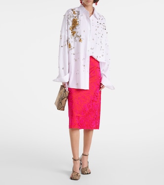 Bedruckter Bleistiftrock | Dries Van Noten