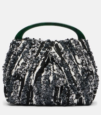 Tote Bag aus Jacquard mit Pailletten | Dries Van Noten