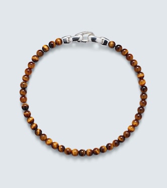 Armband Spiritual Beads aus Tigerauge mit Sterlingsilber  | David Yurman
