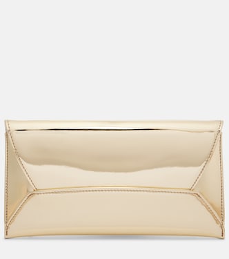 Clutch Envelope aus Metallic-Leder | Aquazzura