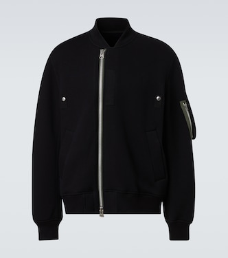 Cotton-blend bomber jacket | Sacai