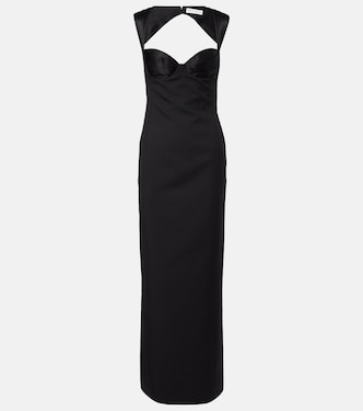 Cutout virgin wool corset gown | Nina Ricci