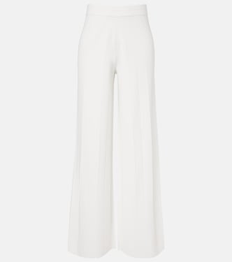 Lama crêpe wide-leg pants | Max Mara