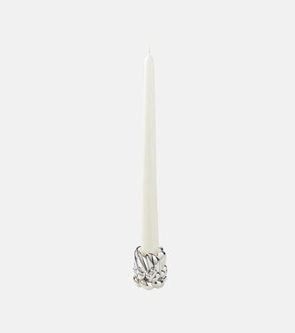 Babylone silver-plate candle holder | Christofle