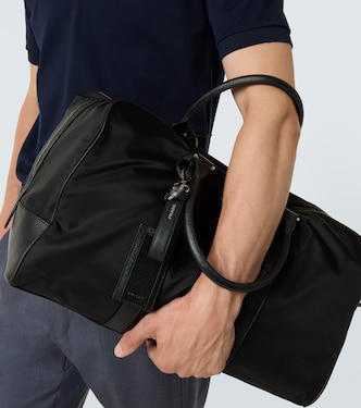 Saffiano Logo皮革钥匙扣 | Prada