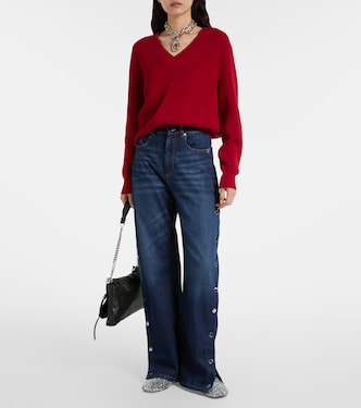 High-rise wide-leg jeans | Sportmax