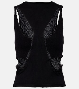 Alpaca-trimmed virgin wool top | Rick Owens