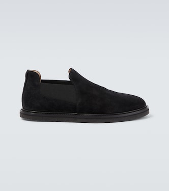 Parker suede slip-on shoes | The Row