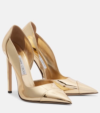 Brigitte 120 mirrored leather pumps | Jimmy Choo