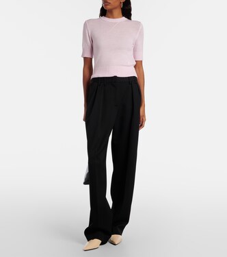 Wool wide-leg pants | Jil Sander