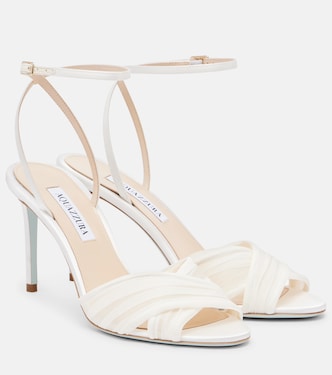 Sandalen Voile 85 aus Satin | Aquazzura