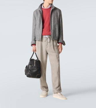 Suede slip-on sneakers | Brunello Cucinelli