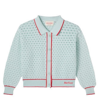 Pointelle cotton cardigan | Bobo Choses