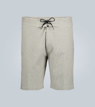 Shorts rectos de lino | Sease