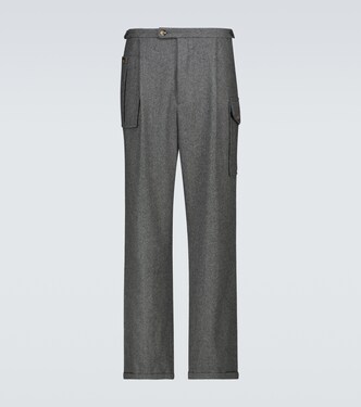 Pantalones de lana plisados | Winnie New York