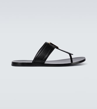 皮革夹趾凉鞋 | Tom Ford