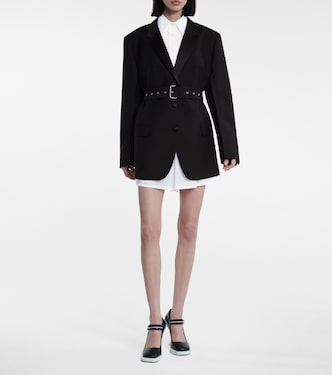 Cropped-Bluse aus Baumwolle | Prada