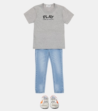 Camiseta Play de algodón con logo | Comme des Garçons Play Kids