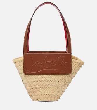 Loubishore Small raffia tote | Christian Louboutin