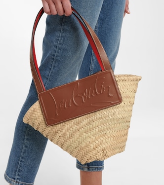 Loubishore Small raffia tote | Christian Louboutin