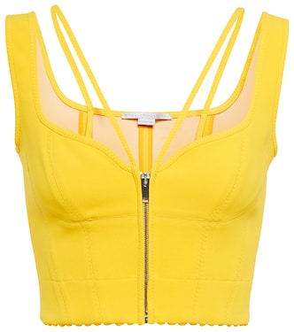 Scuba bustier top | Stella McCartney