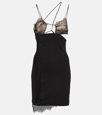 Lace-trimmed minidress | Nensi Dojaka