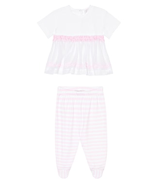 Baby - Abito e pantaloni in cotone | Monnalisa