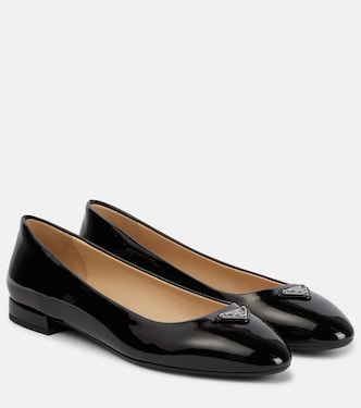 Patent leather ballet flats | Prada