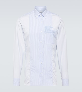 Camicia EKD in popeline di cotone a righe | Burberry