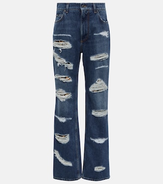 Jeans distressed a vita alta | Dolce&Gabbana