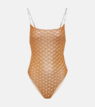 Embellished lamé swimsuit | Missoni Mare