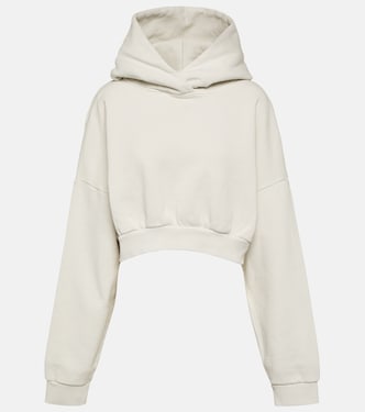 Cropped-Hoodie aus Baumwoll-Fleece | Entire Studios