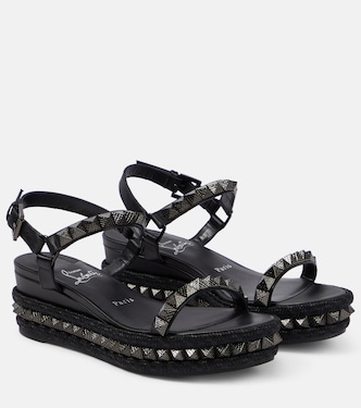 Pyraclou leather espadrilles | Christian Louboutin