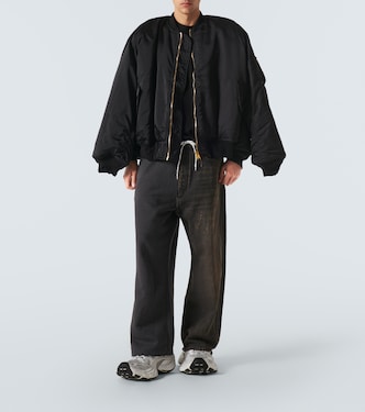 Jeans a gamba larga e vita media  | Balenciaga