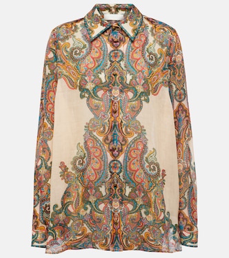 Bedrucktes Oversize-Hemd Ottie | Zimmermann