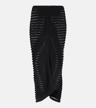Falda midi Skeleton de punto | Alaïa