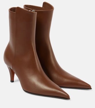 Birdee leather ankle boots | McQueen