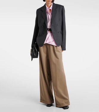 Cropped wool blazer | Loewe