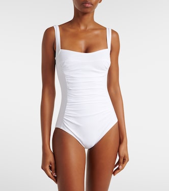Sequined ruched swimsuit | Karla Colletto