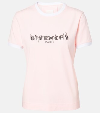 Ringer cotton-blend jersey T-shirt | Givenchy