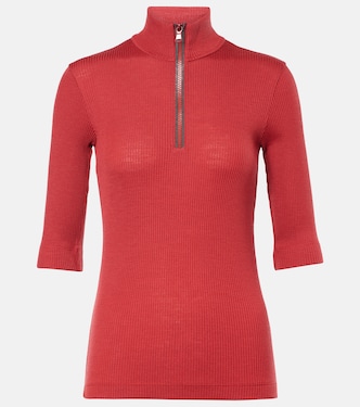 Wool turtleneck top | Brunello Cucinelli