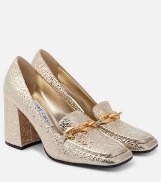 Diamond Tilda 80 loafer pumps | Jimmy Choo